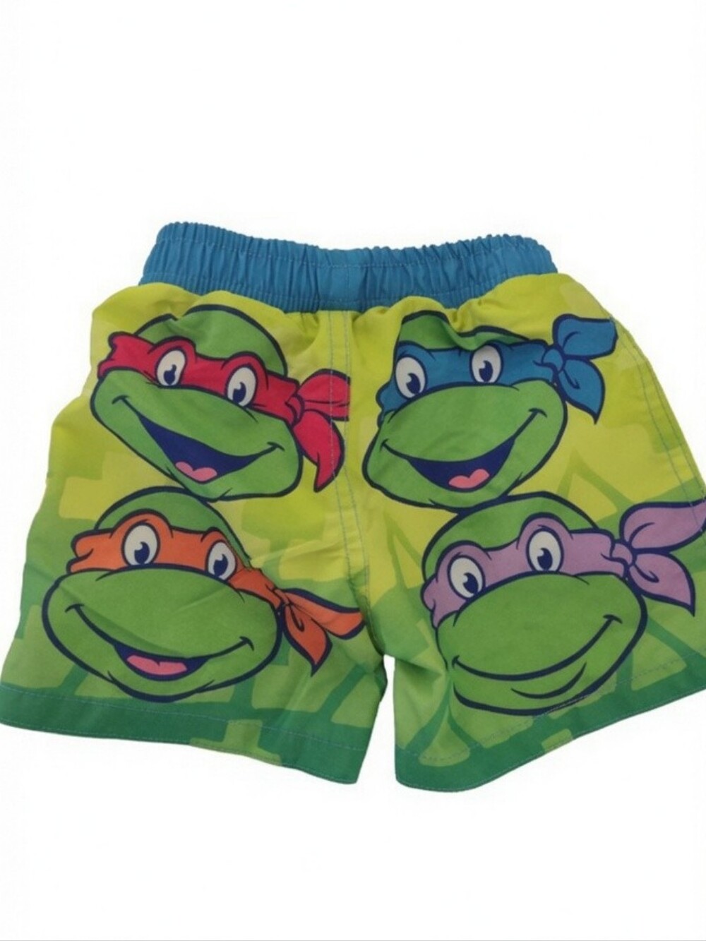 Baby Boys Swim Trunks TMNT NINJA TURTLES Raph Mikey Leo Don GREEN Size 12 Months